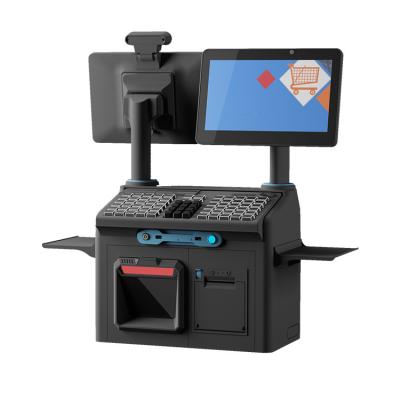 China Retail Store Intel J1900 CPU All In One POS Terminal With Display for sale