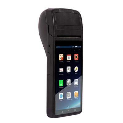 China Portable 5200mAh 1.25Ghz Android Handheld POS Machine Capacitive Multi Touch Screen for sale