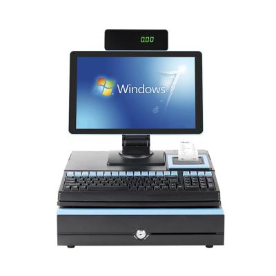 China 15.4 Inch 1280*800 Windows 10 POS System ODM Cash Register For Grocery Store for sale