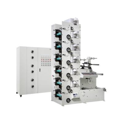 China Printing Shops 6 Color Flexo Printing Machine With UV Dryer for sale