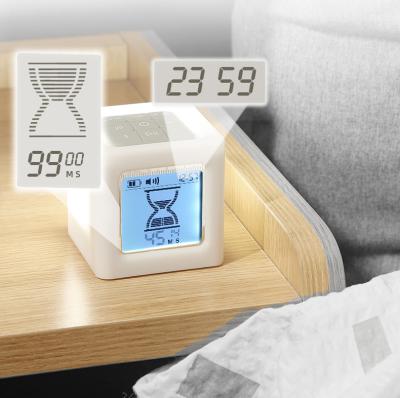 China Convenient Plastic Cube Digital Timer Viable in Operation for Cooking and Studying for sale