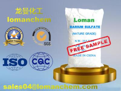 China White Powder Barium Sulfate Precipitated&Natural Grade for Paints and Rubber CAS#7727-43-7 for sale