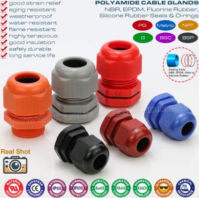 China IP68 Version Watertight Non-Armoured Insulated Straight Electrical Cable Glands with G Screw Thread for sale