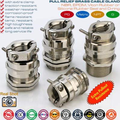 China Brass Cable Glands, NPT Thread, IP68 Rating, NPT1/4