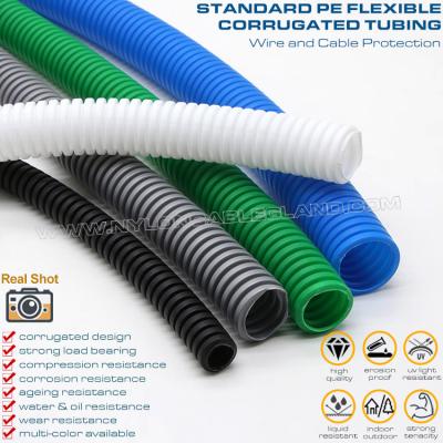 China Polyethylene PE Standard Flexible Conduit (UL94-HB), AD7~AD108 Unslitted Corrugated Pipe Tube for Electrical Protection for sale