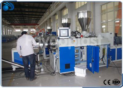 China Plastic Pelletizing Machine With Twin Screw Extruder , PVC Plastic Recycling Granulator Machine for sale