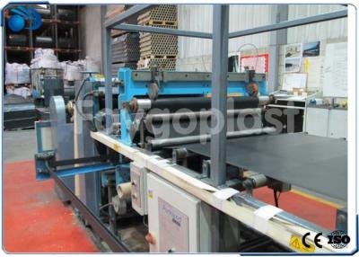 China Single Screw Plastic Sheet Extrusion Line , PP / PE / PVC Sheet Manufacturing Machine for sale
