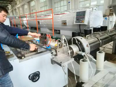 China PVC Window Or Corner Welding Plastic Profile Production Line / Extrusion Machine for sale