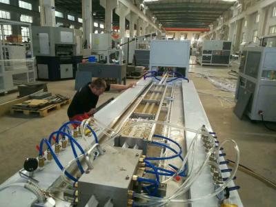 China Super Pvc Profile Extrusion Line , Pvc Profile Extrusion Machine For Folding Door Making for sale
