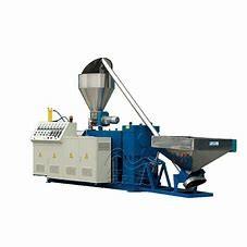 China 100kg/H Scraps Double Stage Extrusion Pp Pelletizing Machine for sale