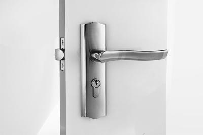 China Satin Nickel Mortise Lock Set for Wooden Door 35mm - 70mm Thickness for sale