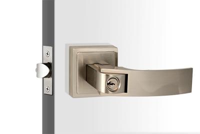 China Secure Tubular Door Latches / Passage Door Handle Lock Easy Installation for sale