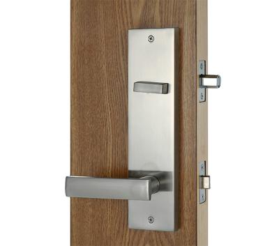 China Silver Entry Door Handlesets / Outside Door Handles Adjustable Latch for sale