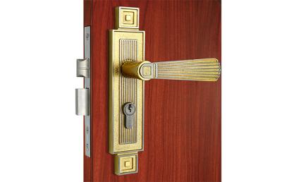 China Residence Mortise Door Lock Set Zinc Alloy Entry Door Mortise Lockset for sale