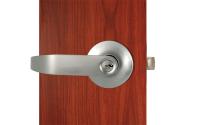China Safety Satin Nickel Tubular Lever Lock Reversible For Right Or Left for sale