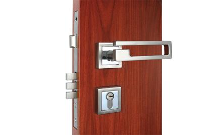China Handle Mortise Door Lock Exterior Mortise Lock On Rose Door Zinc for sale