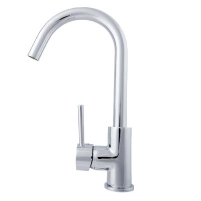 China Drip Free Performance Simple Kitchen Sink Faucets 360 Deg Swivel for sale