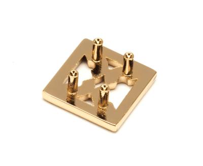China Bag Parts And Accessories Zinc Alloy Electroplated Bag Parts For Decoration for sale