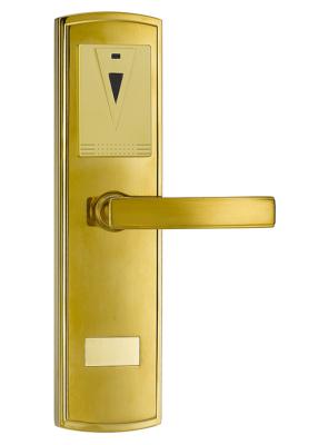 China 38 - 50mm Thick Door Electronic Safe Locks Plated Gold Electronics Door Lock for sale