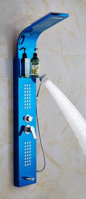 Chine Panneau moderne fixé au mur de douche d'acier inoxydable de cascade de tour de douche à vendre