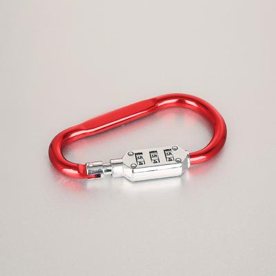 China Hook Shaped Mini Resettable Combination Lock / High Security Password Lock for sale