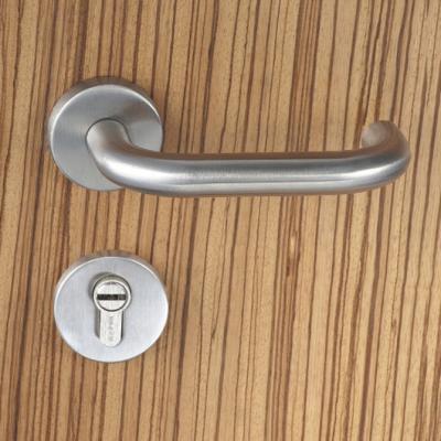China ANSI Stainless Steel Handle Lock 5050 Mortise Latch Lock 38 - 55mm Door Thickness for sale