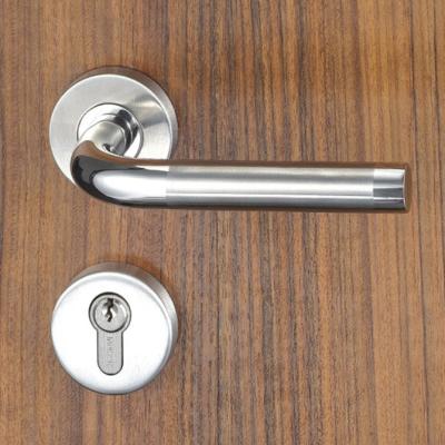 China 3 Brass Keys Mortise Door Lock Set Escutcheon Lock for Entrance , Passage for sale