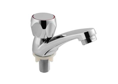 China Contemporary Unique Kitchen Single Handle Sink Faucets Chrome Plated Sanitary Ware for sale