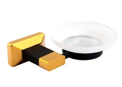 China Bathroom Set Bathroom Accessory Soap Holder Gold Plate / Paint Bathroom Supplies for sale