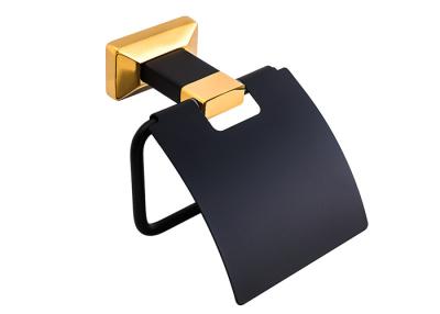 China Neues Bad Set Papierhalter Goldplatte und Farbe Badzubehör zu verkaufen