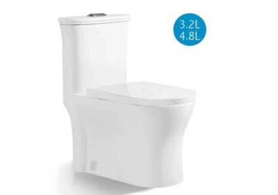 Chine Water Saving Straight Flush One Piece Water Closet SASO Approved à vendre