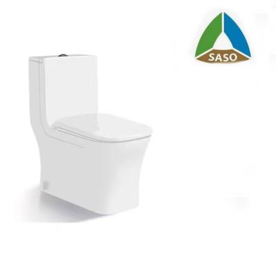 China Washdown Flush Bathroom Sanitary Ware One Piece Toilet Low Noise for sale
