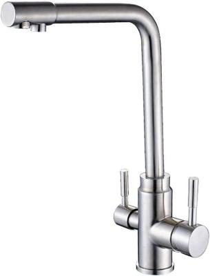 China Zinc Alloy Double Handle Water Saving Faucet , Water Tap Faucet Lead Free for sale