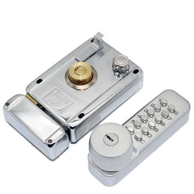 China Keyless Mechanical Doorlock Easy To Use Push Button Entrance Lock for sale