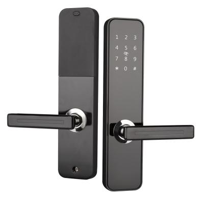 China Electronic Keyless Entry Door Lock NFC/IC Card Unlock With Handle Touchscreen Keypad for sale