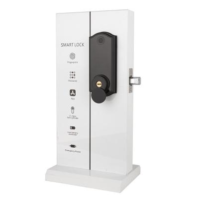 China Touchscreen Smart Latch Door Lock With Fingerprint IC Card Code APP WiFi Control Deadbolt for sale