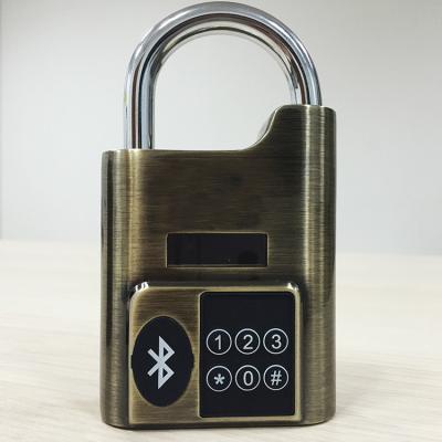China Fechamento inteligente do alarme de Bluetooth para a porta, cadeado esperto da bagagem da combinação do curso à venda