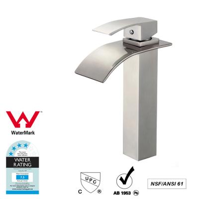 China Mechanical Wash Basin Taps , Bathroom 360 Swivel Deck Mount Faucet for sale