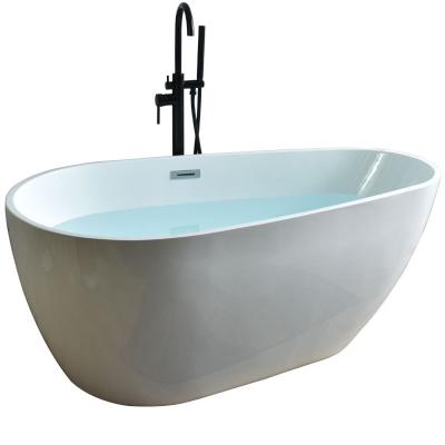 China Egg Oval Shaped Acrylic Freestanding Bathtub cUPC Certified for sale