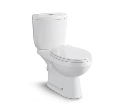 China Soft Closing Two Pieces Toilet Washdown Flushing Type OEM for sale
