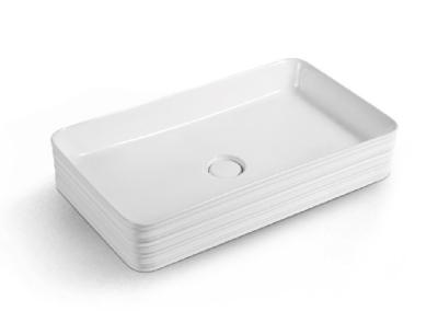 China Deck Mounted Above Counter Ceramic Bathroom Sink Basin for sale