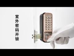 Portable Resettable Combination Lock with Easy-to-Set Digit Code