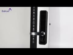 Black Smart European Standard  Mortise Door Lock APP Wifi Function