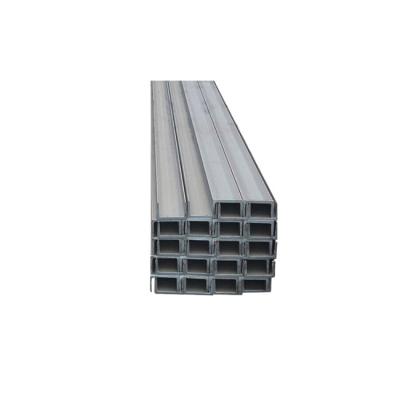 China 201 Stainless Steel C Channel U Channel Trim 2D HL 6K 12.5mm for sale