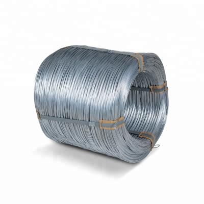 China 16 Gauge Galvanized Carbon Steel Wire 5.5mm SWRH 82B Free Cutting Steel Non-alloy for sale