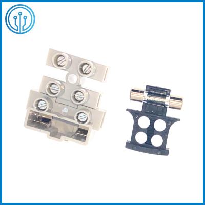 China Screw Fixed PA66 2AG 6.3A 250V Fuse Terminal Blocks FT06-3W With CE CQC VDE Te koop