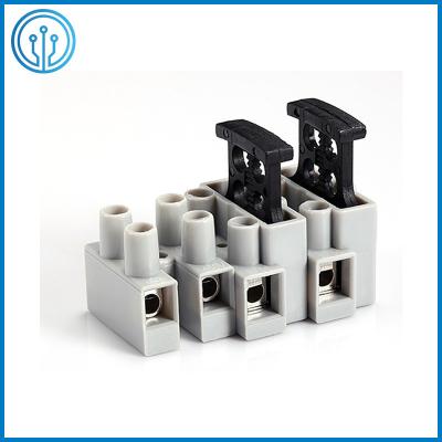 China PA66 Strip Power Distribution Fuse Terminal Block FT06-1W+FT06-3W With CQC CE VDE for sale