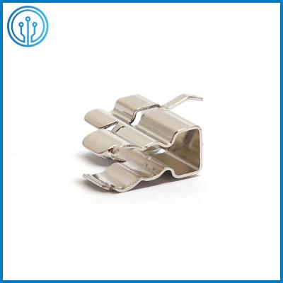 Cina PCB Mount Nickel Plated Brass Siamese Fuse Clip For 5x20mm And 6x30mm Cartridge in vendita