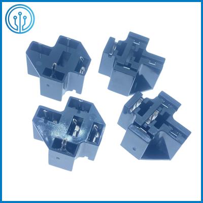 China 4PIN 5PIN PCB Mount Universal Molded Micro Automotive Relay Socket 40A With Crimp Terminals for sale