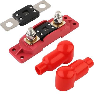 China 100A MEGA AMG Marine Ship RVs Trailers Vehicles Automotive Battery Bolt Down On Fuse Holder With Insulating Cover for sale
